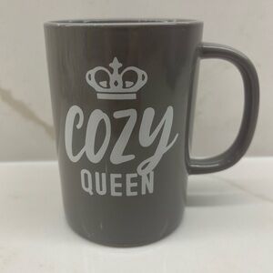 14oz Porcelain Cozy Queen Mug Gray - Threshold for Target Winter Warm